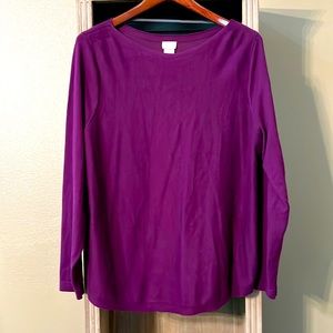 Chicos size 2 purple sweater